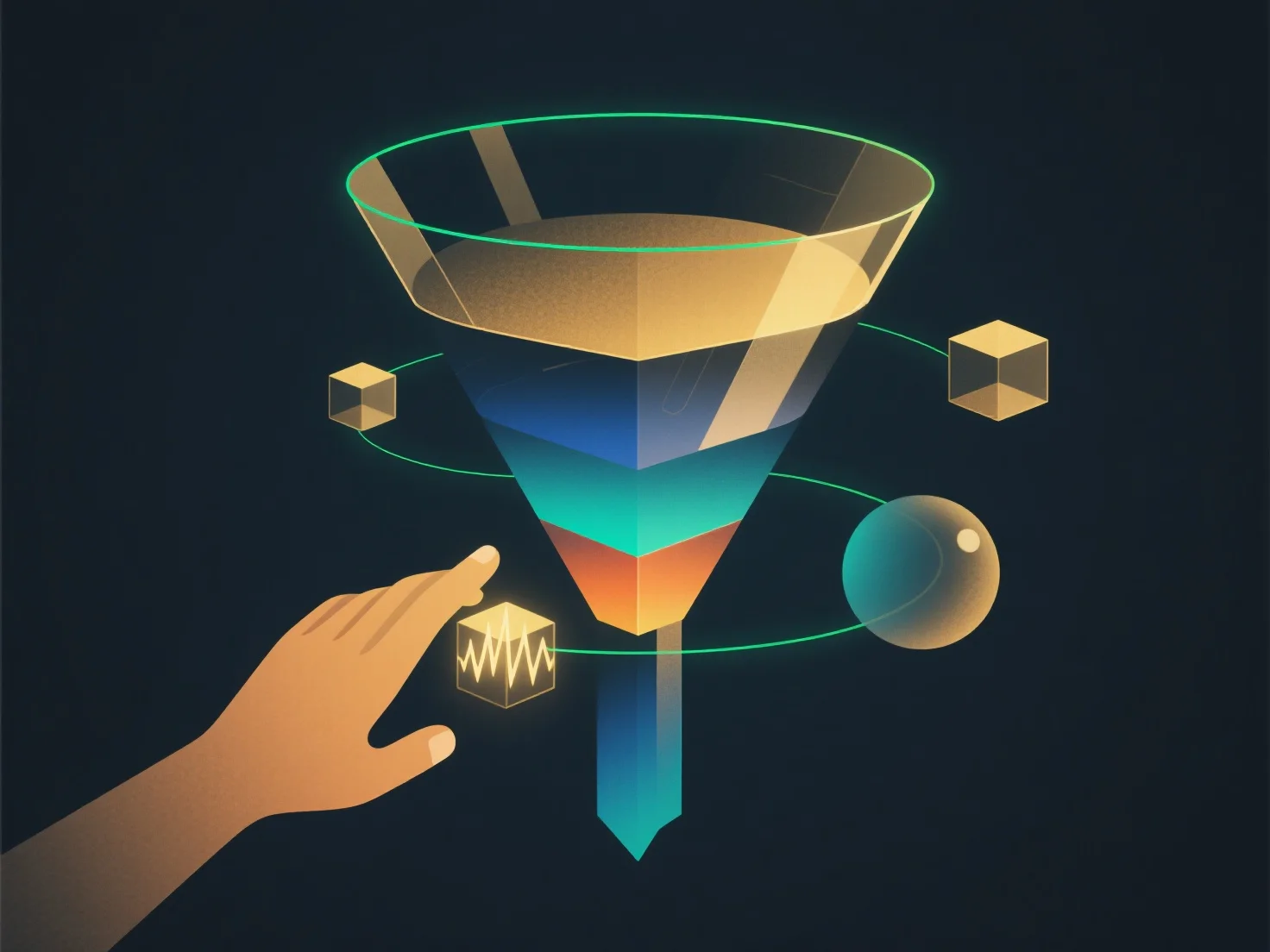 How do interactive 3D features influence funnel progression?