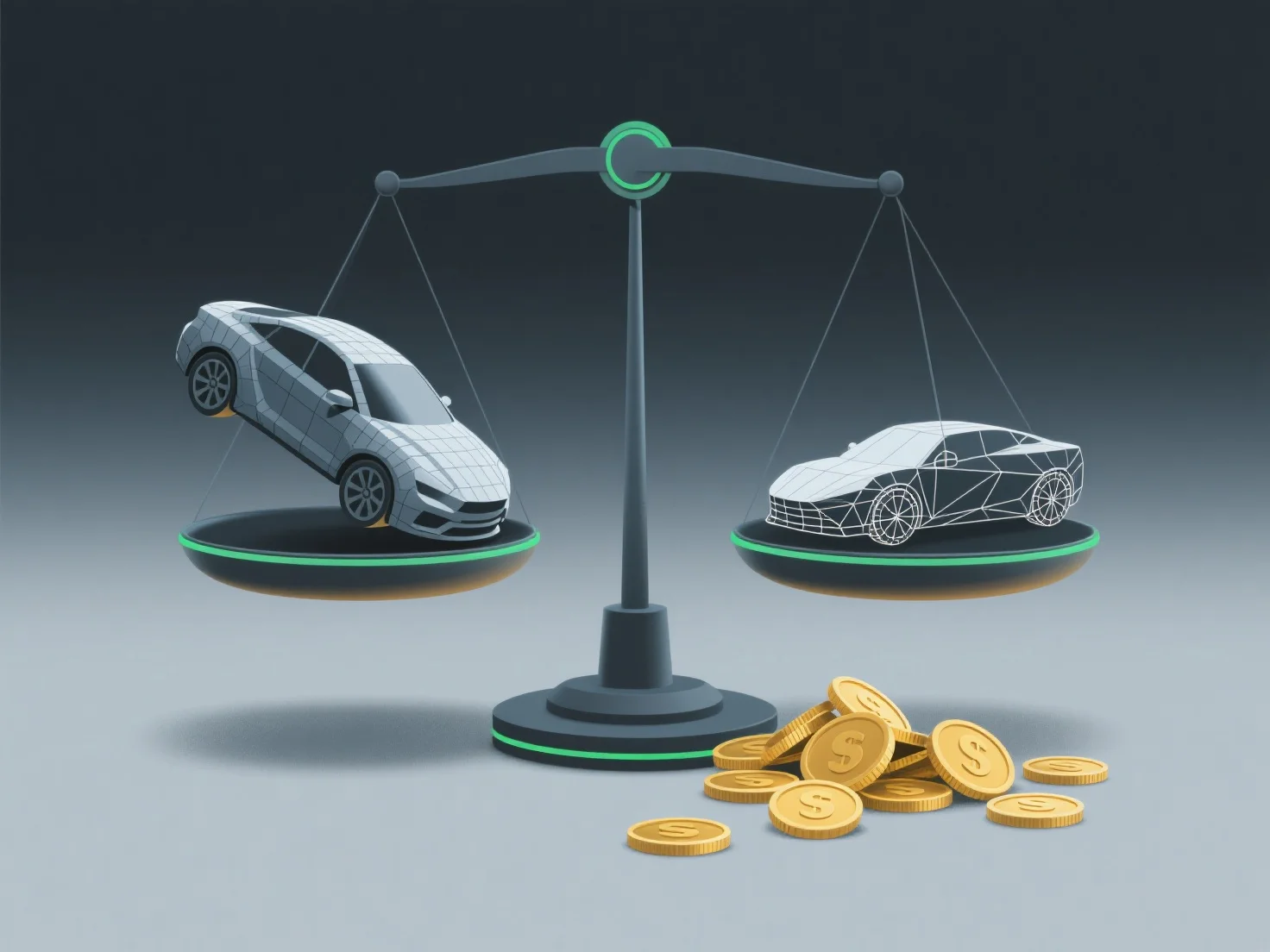 How do high-fidelity 3D assets compare to lightweight assets in cost?