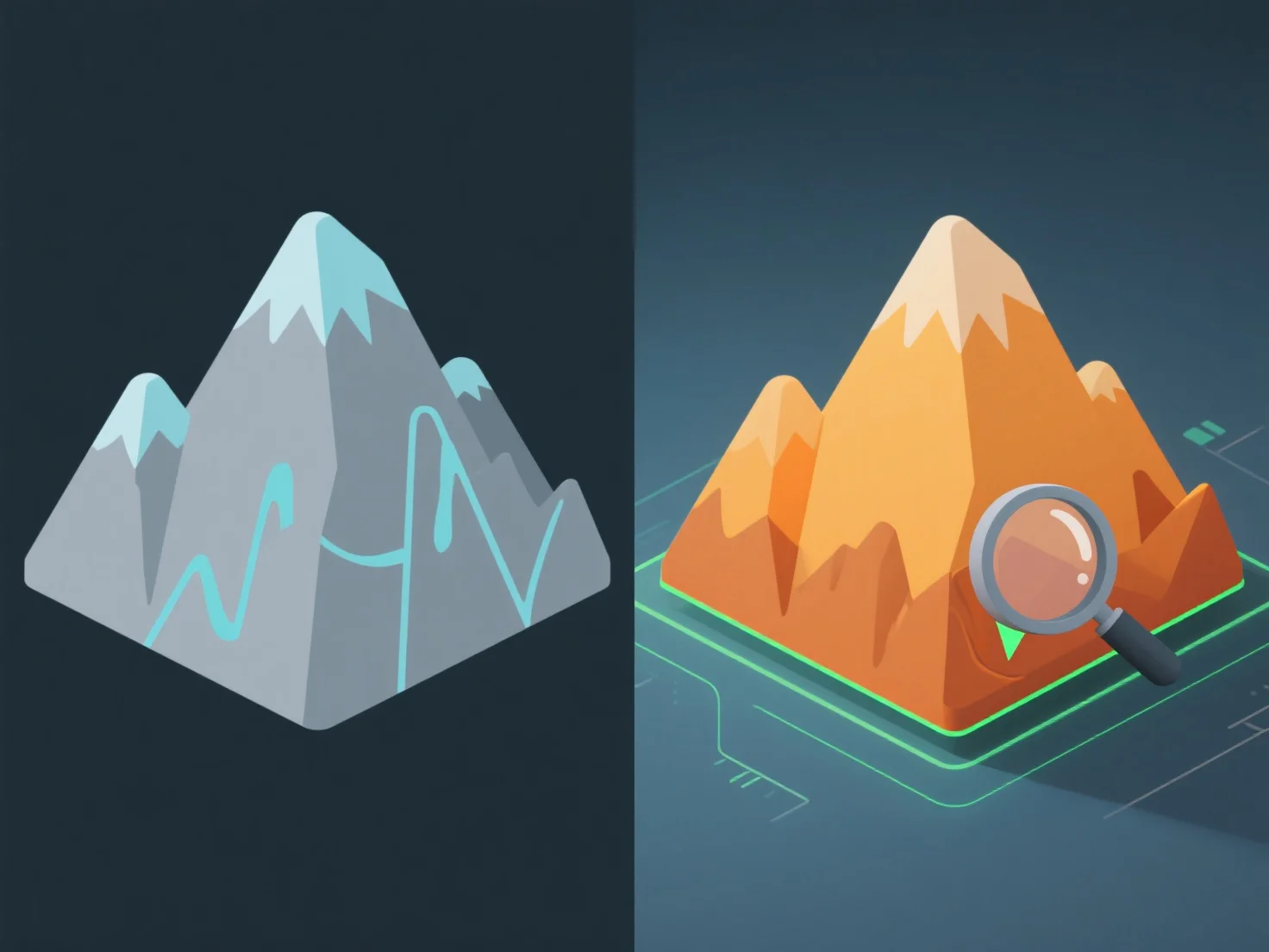 Bagaimana presentasi 3D interaktif dibandingkan dengan yang statis dalam hal risiko?