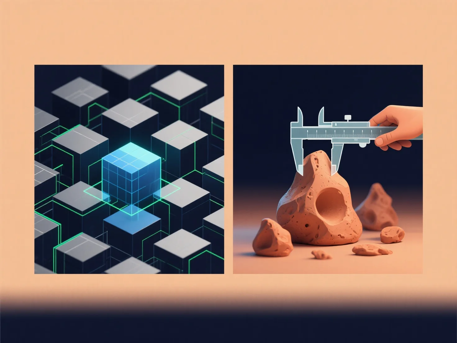 How do procedural 3D systems compare to manual ones in predictability?