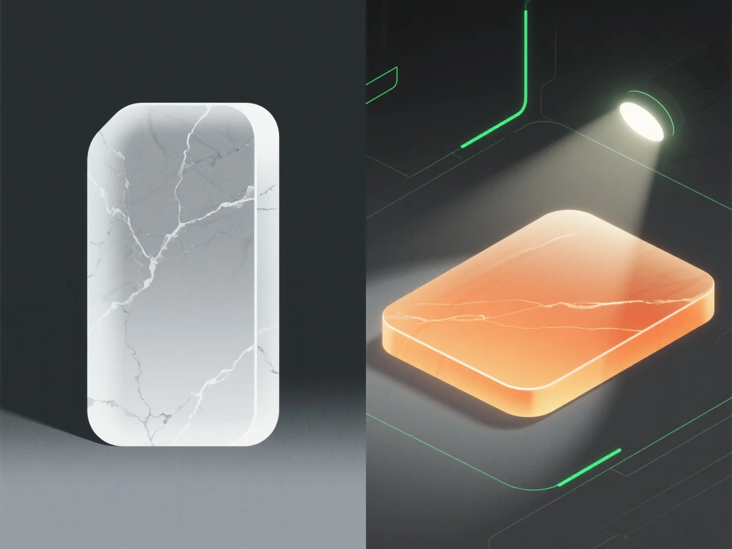 How does subsurface scattering affect the realism of 3D materials?