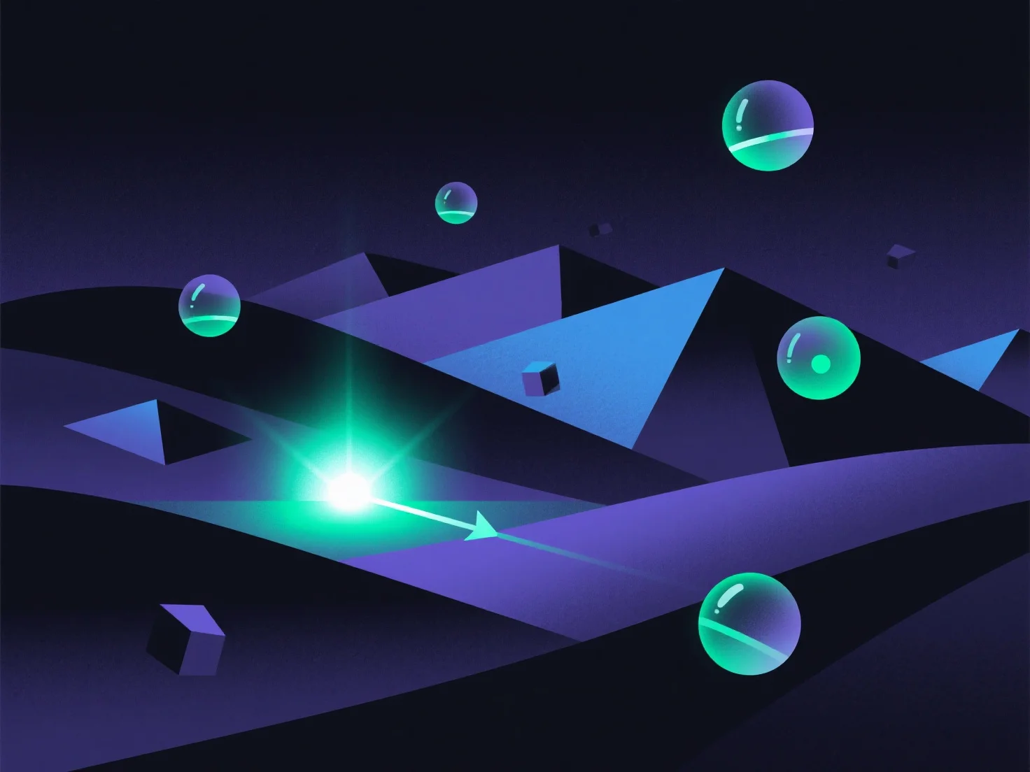 What are light probes in 3D lighting?