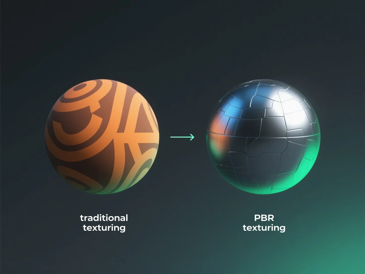 How is PBR texturing different from traditional texturing techniques?