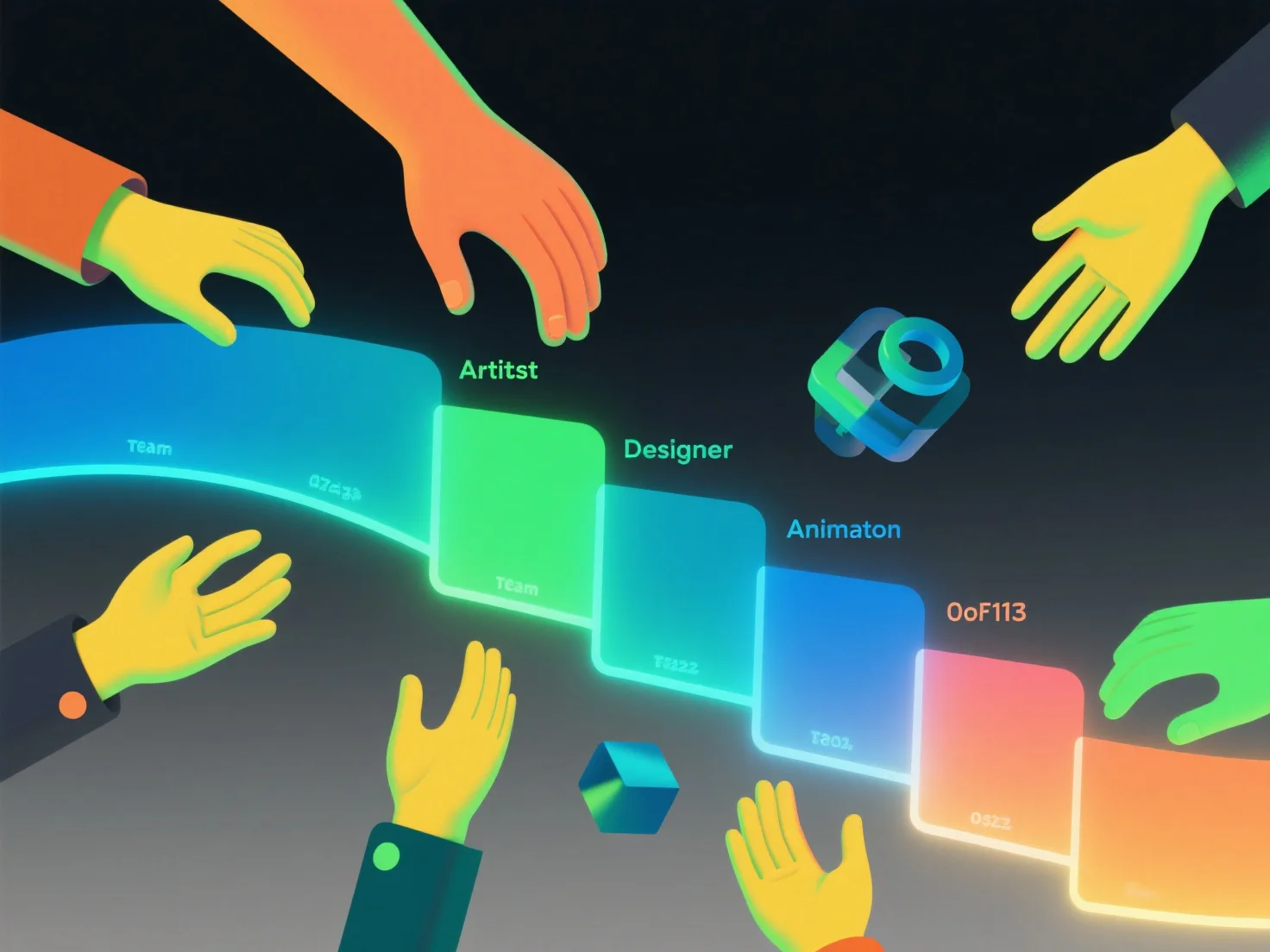 How does team collaboration affect the 3D production timeline?