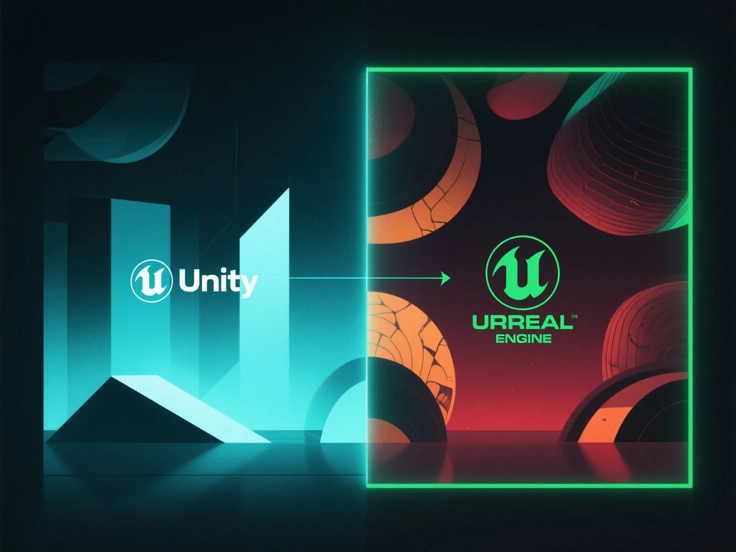 How does Unity compare to Unreal Engine for real-time 3D rendering?