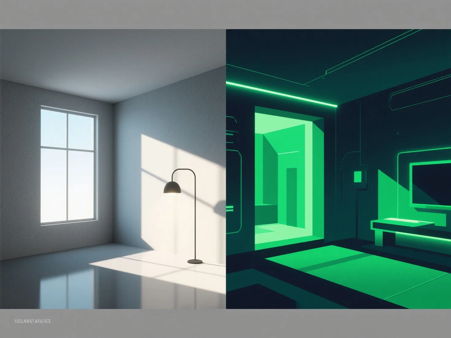 How do light simulation tools like Radiance compare to traditional 3D rendering engines?
