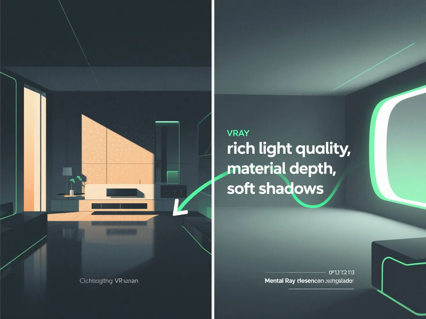 What are the advantages of VRay for 3D rendering over mental ray?