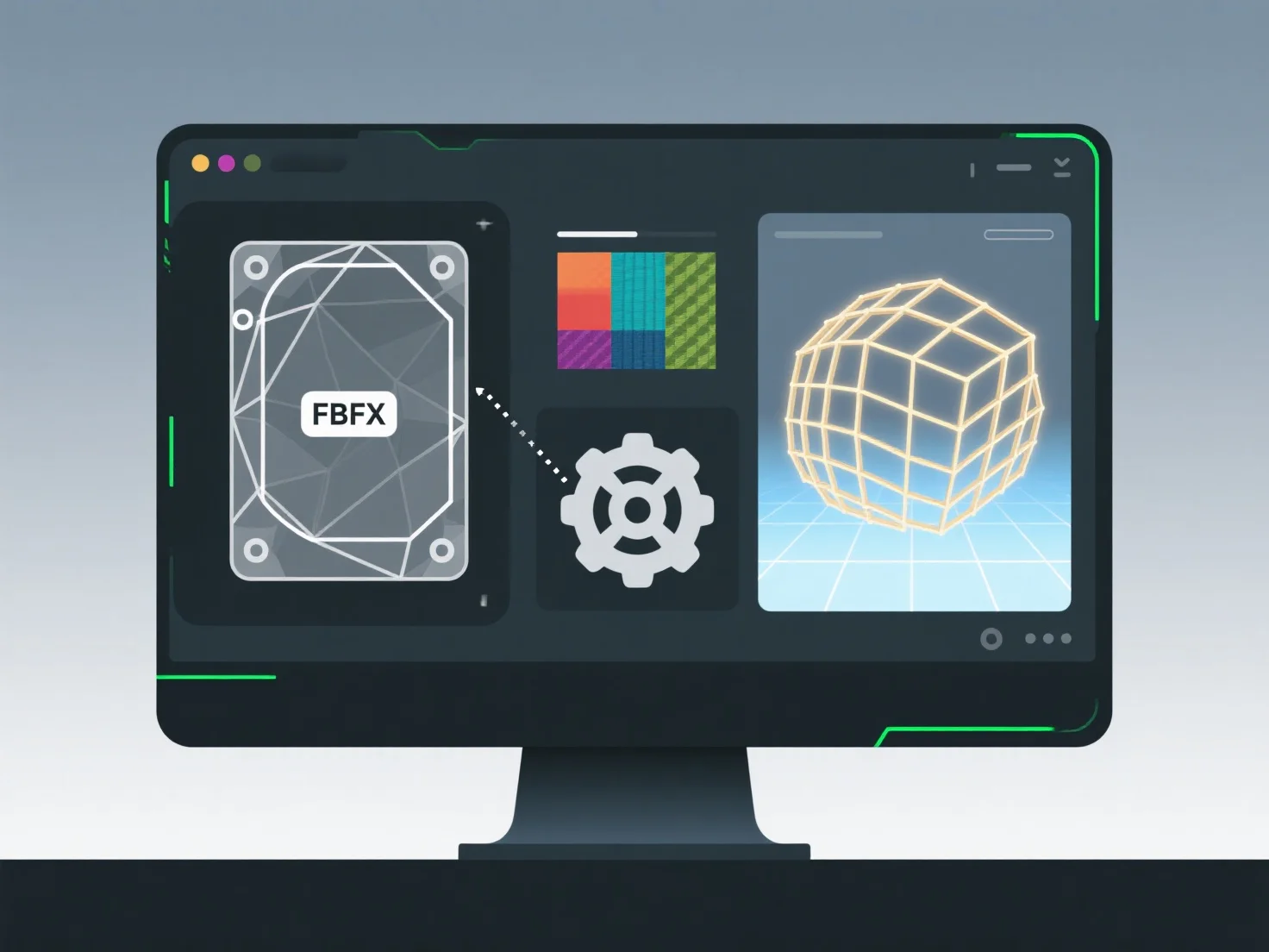 How do game engines like Unity handle 3D asset import?