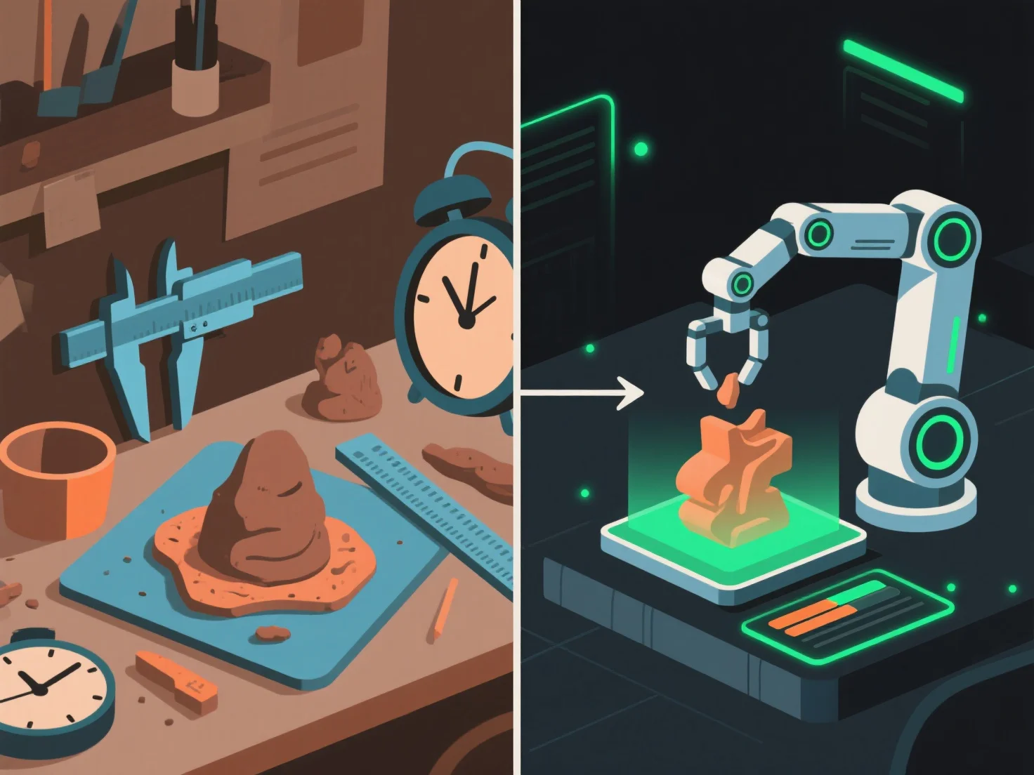 What are the cost-saving advantages of automating 3D asset production?