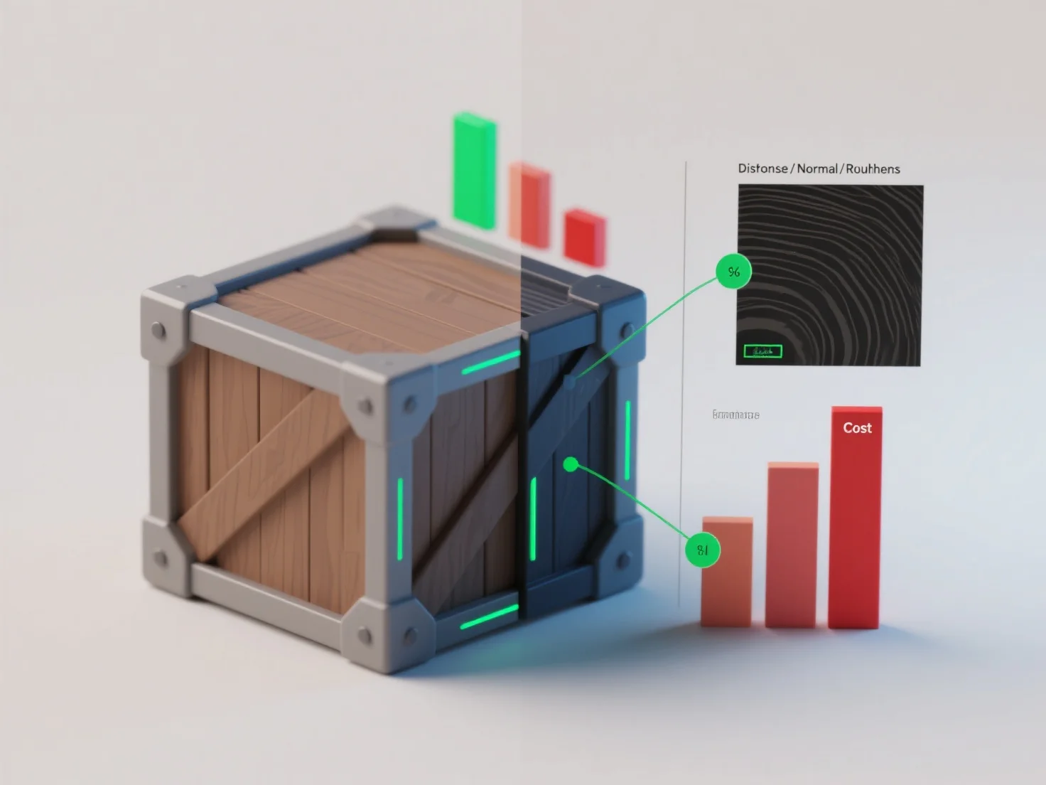 How do texture maps impact the cost of 3D modeling and rendering?