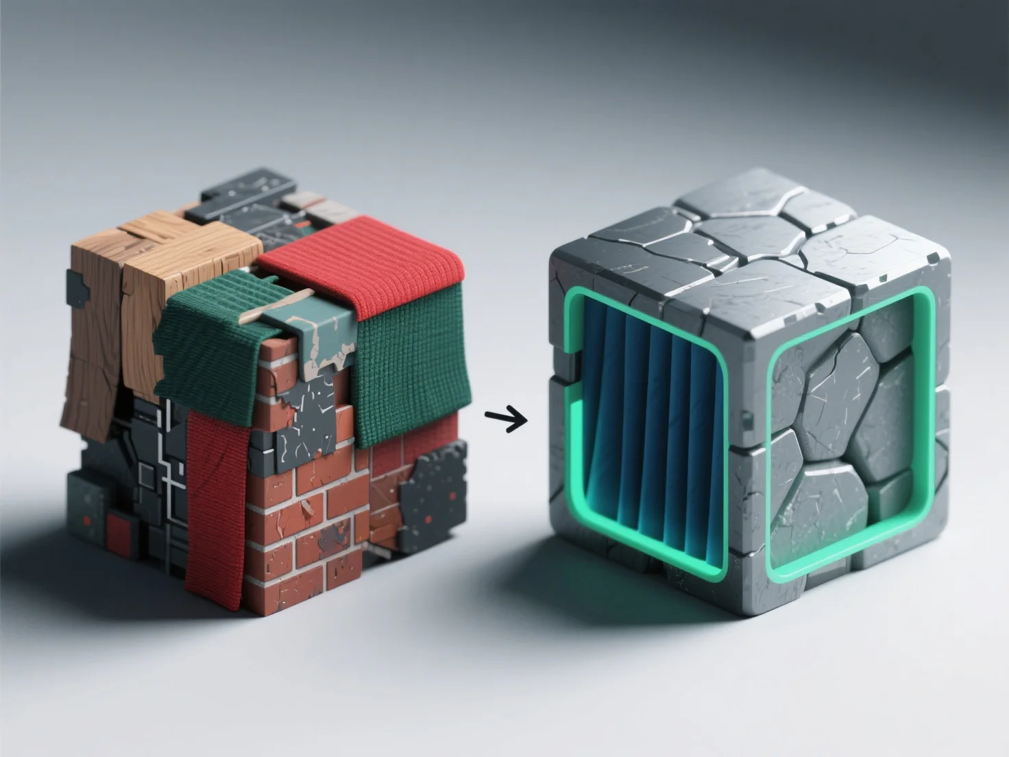 How does the standardization of textures impact 3D modeling quality?