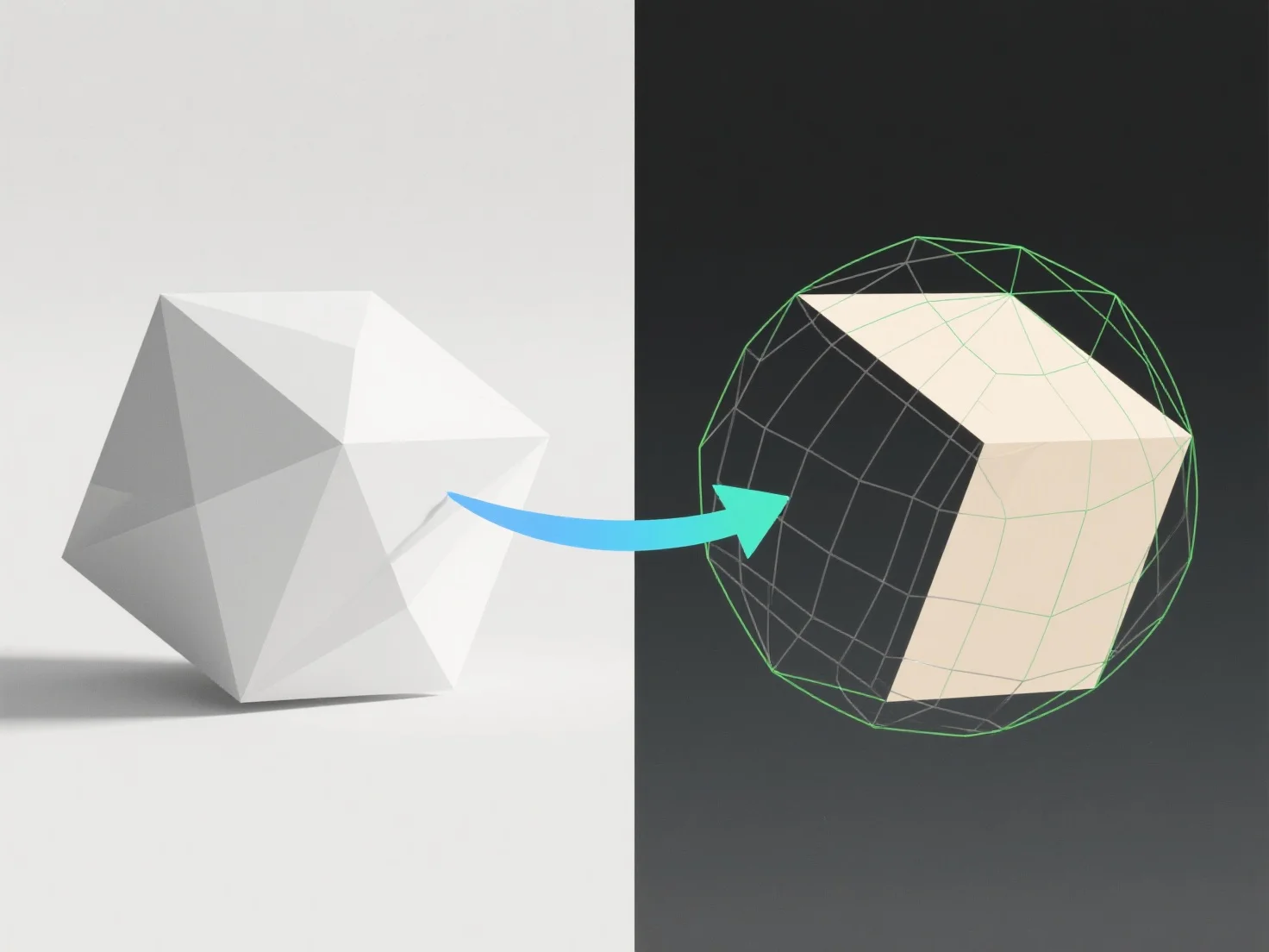 How does polygon count influence quality standards for 3D models?