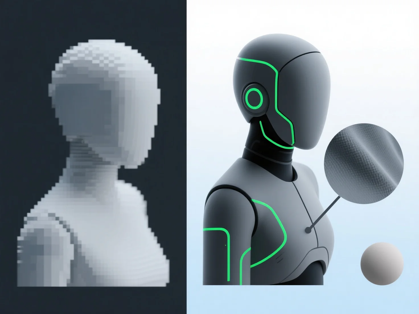 How do texture resolutions affect 3D asset quality?