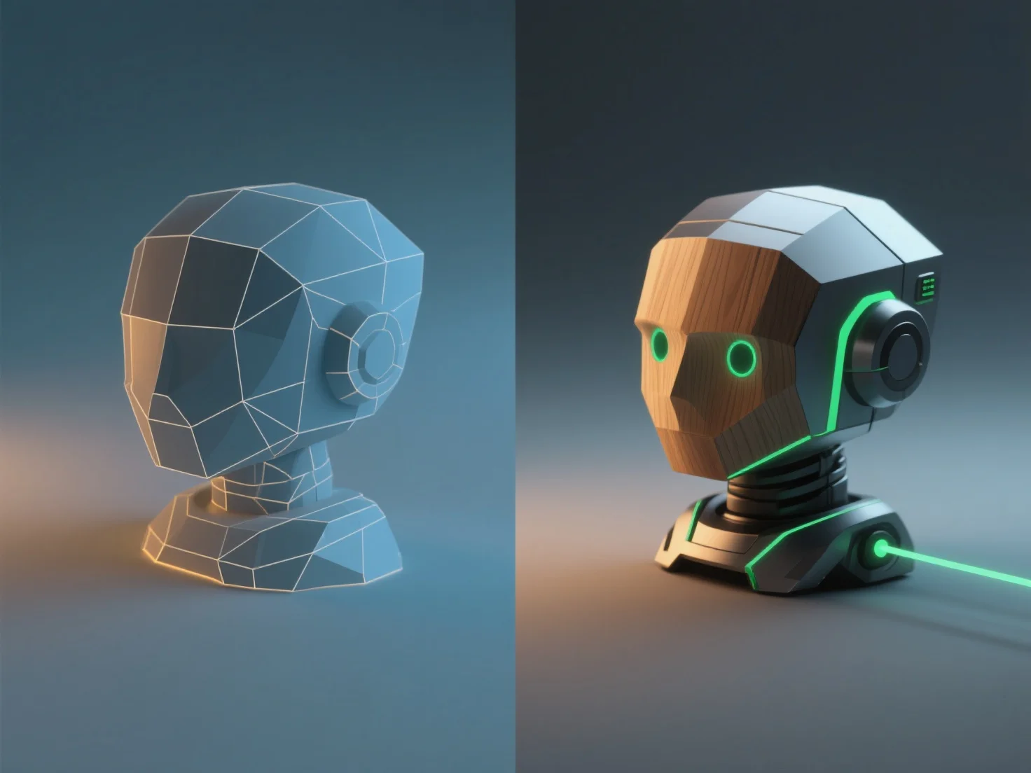 How do rendering techniques meet professional 3D quality standards?