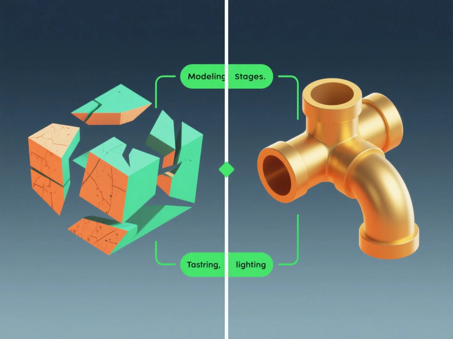 How do rendering pipelines influence 3D visual consistency?
