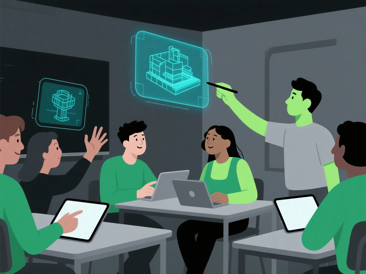 インタラクティブ3D学習は、デジタル教室でのエンゲージメントをどのように向上させるのでしょうか?