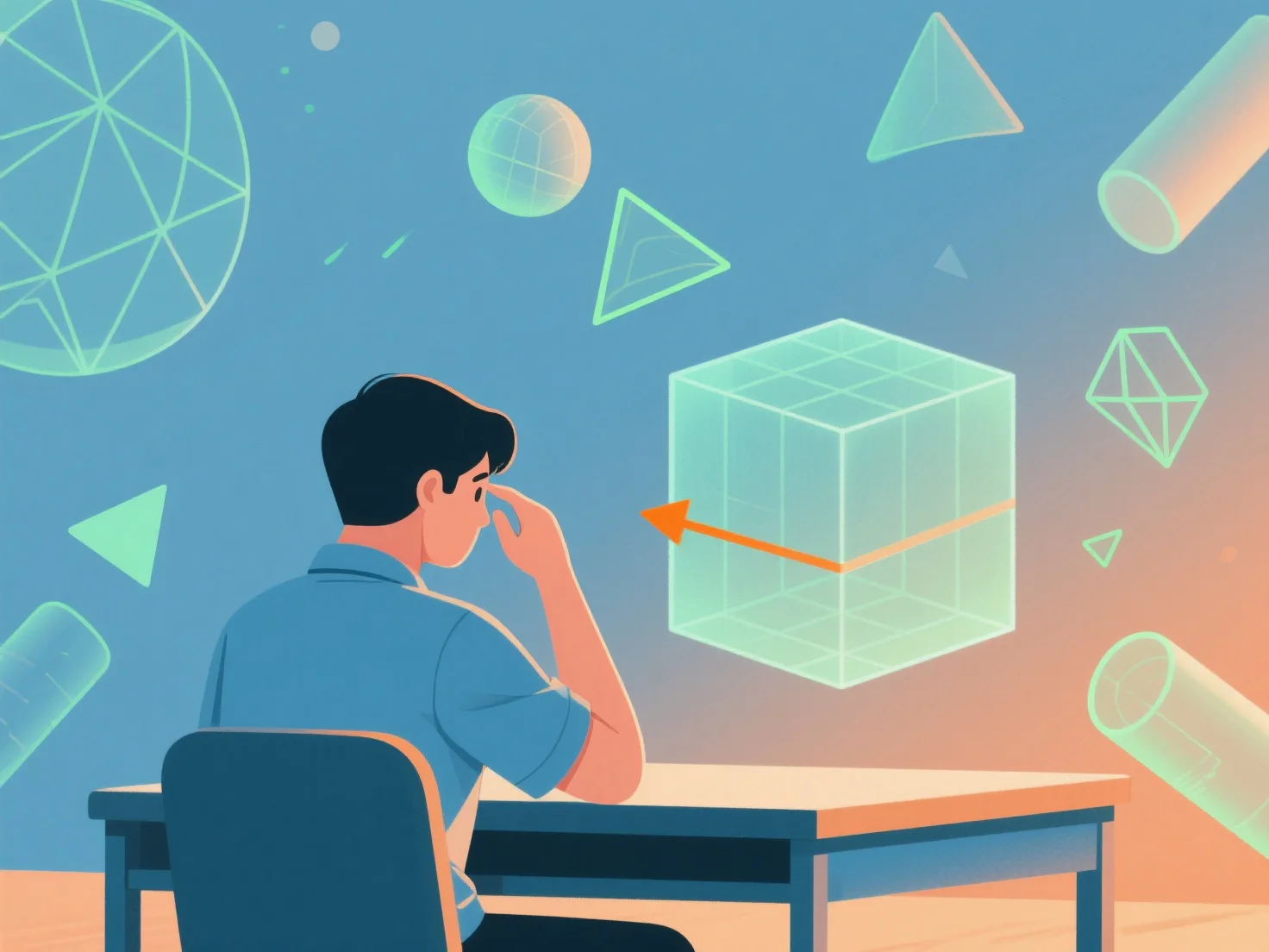 学生たちが3Dモデリングを学ぶ際に直面しうる認知上の課題は何でしょうか？