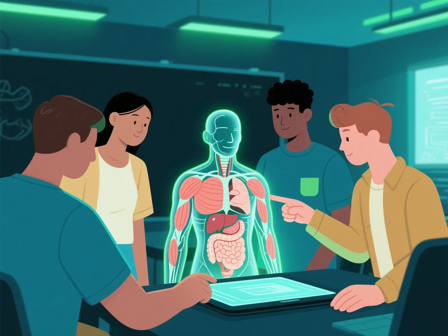 3Dモデルは学生達が生物学で人体を理解するのにどのように役立つのでしょうか？