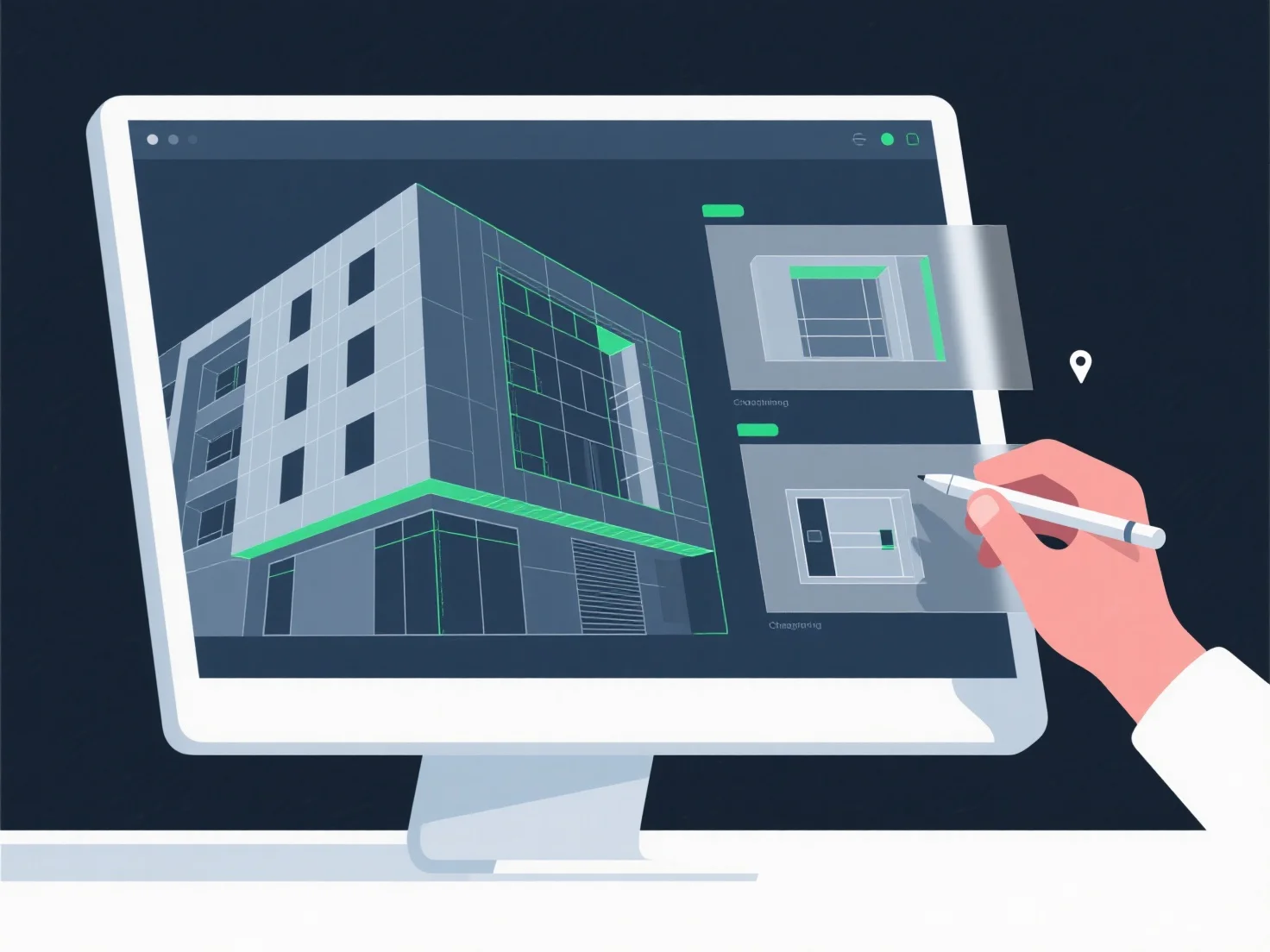 怎样利用三维建模技术，在做出决策前对不同建筑设计方案进行测试呢？