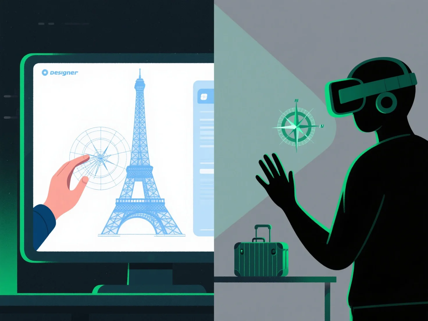 How is 3D modeling used in tourism and virtual travel experiences?