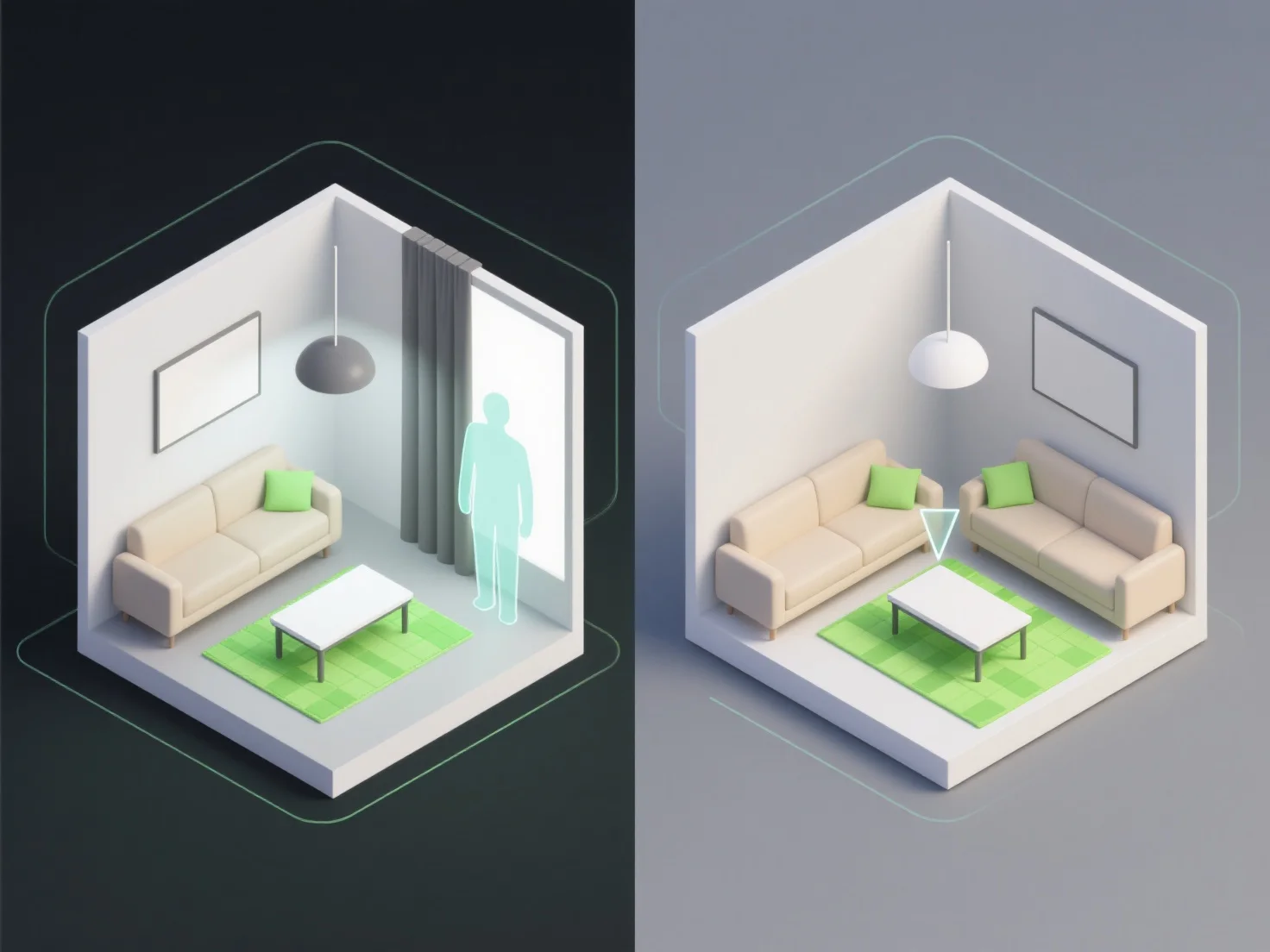 How does 3D modeling help in evaluating and comparing different interior design layouts?