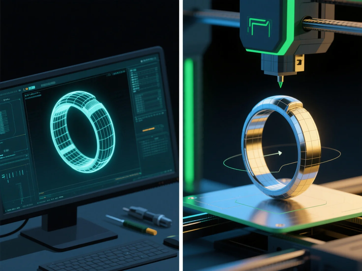 How does 3D modeling improve the design and production of custom jewelry?