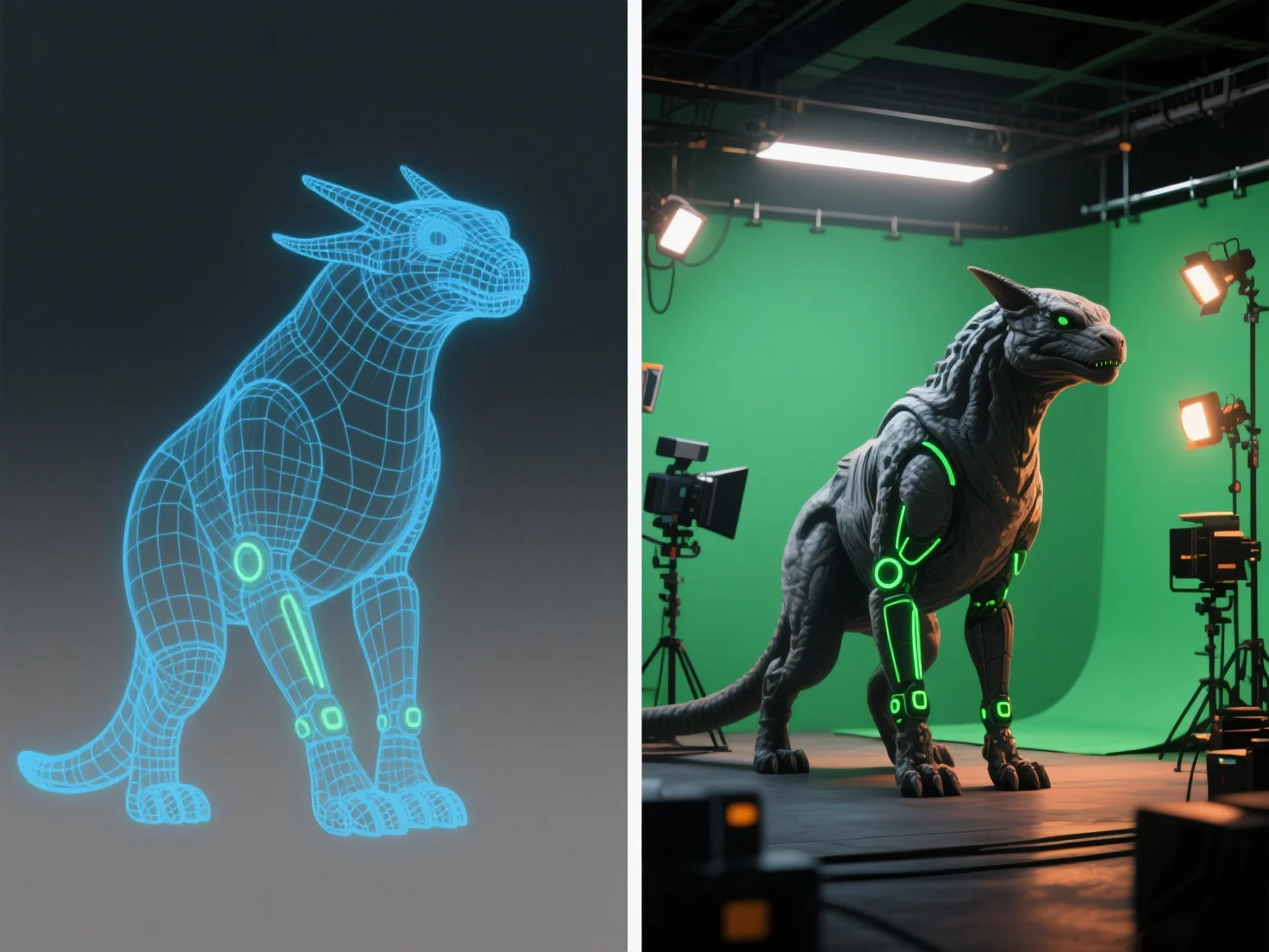 How is 3D modeling used to create visual effects in films and television?