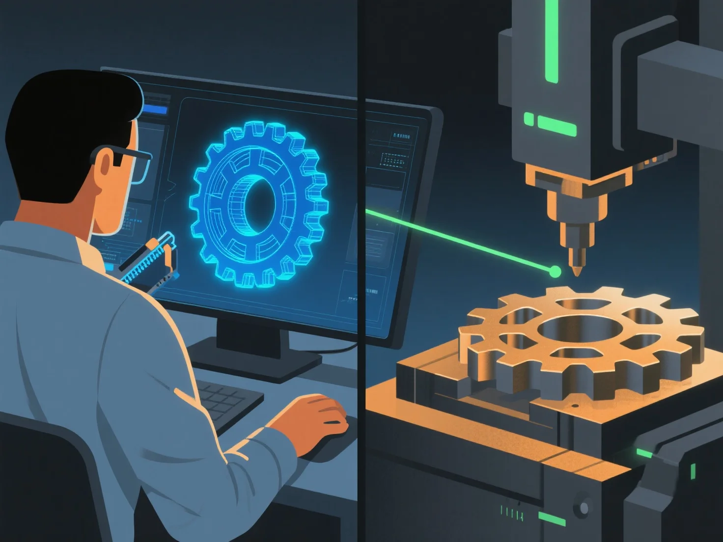 How does 3D modeling help in the procurement of custom components for design projects?