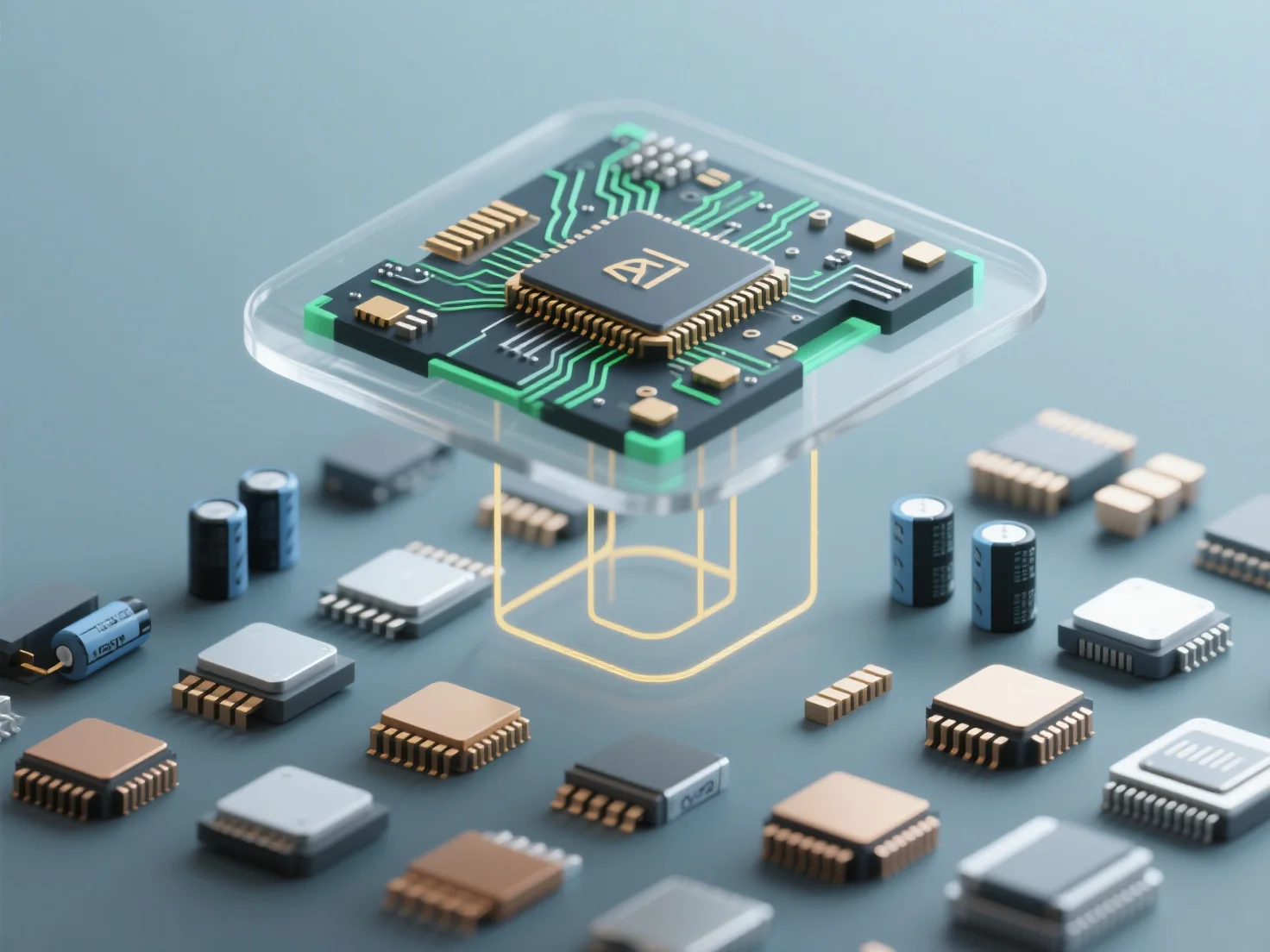 How does 3D modeling support the procurement of technological components for products?