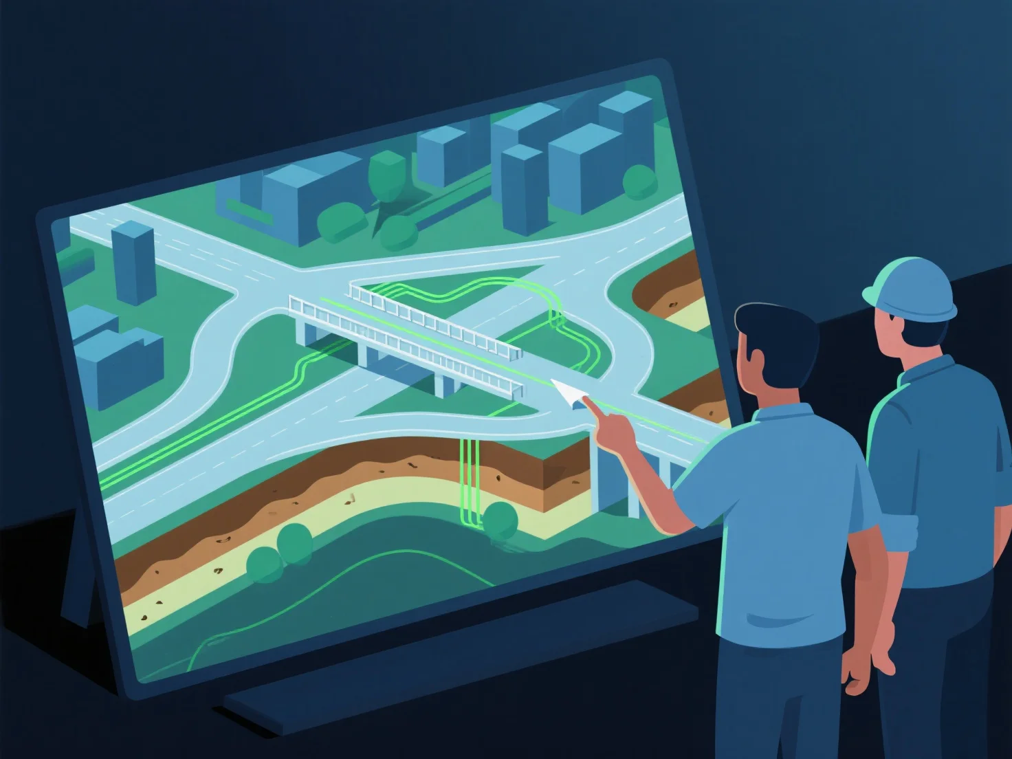 How does 3D modeling aid in the design and planning of infrastructure projects?