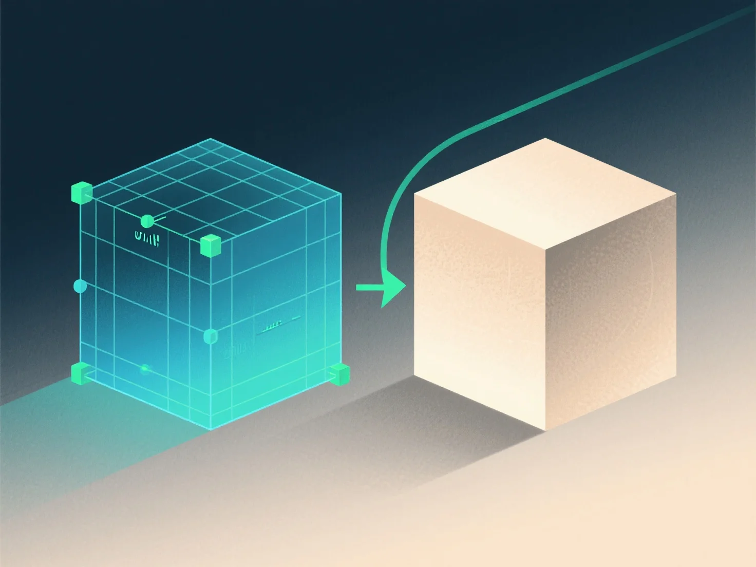 What is the difference between a 3D model and a 3D object?
