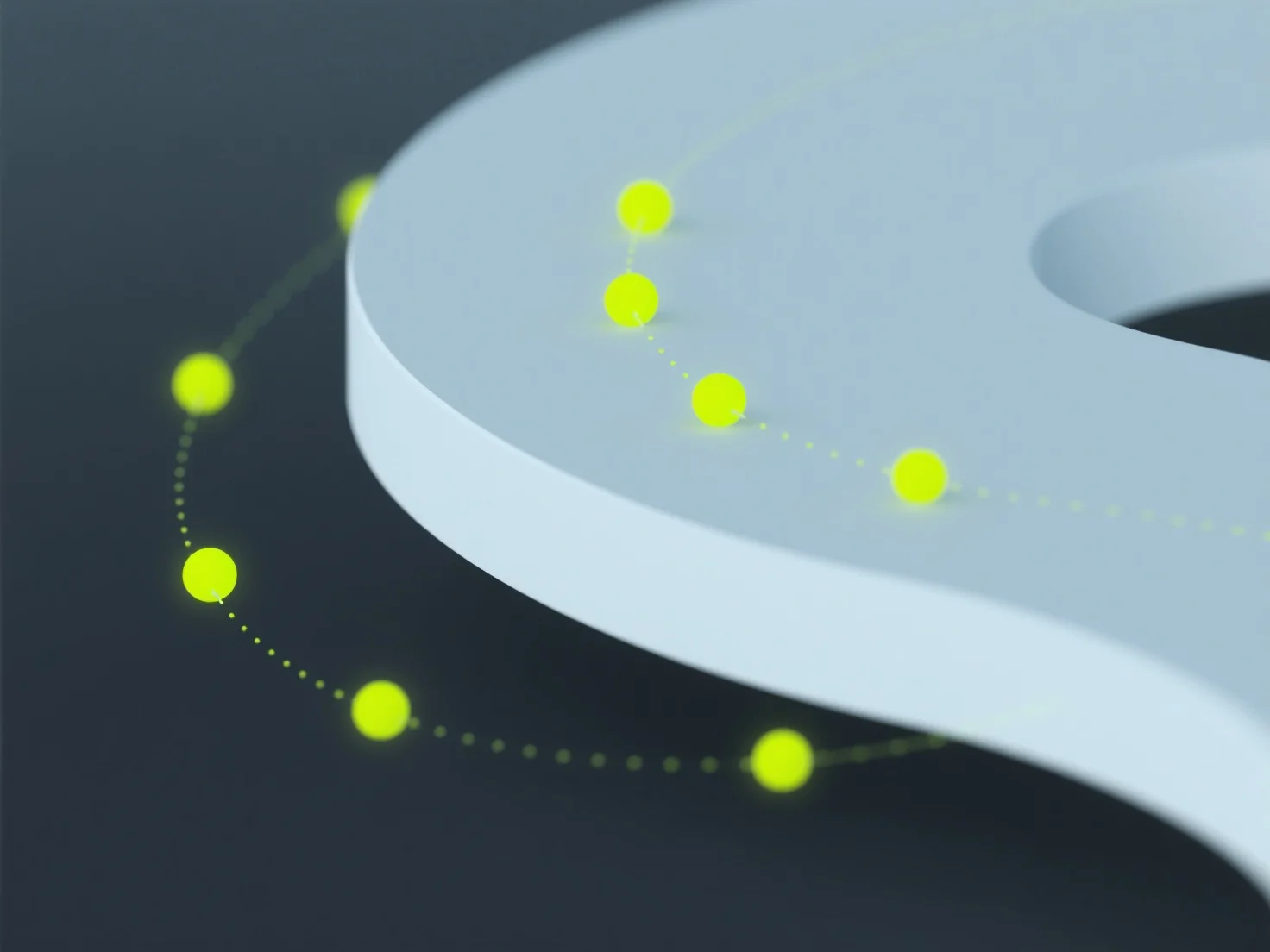 What are "control points" in 3D curves?