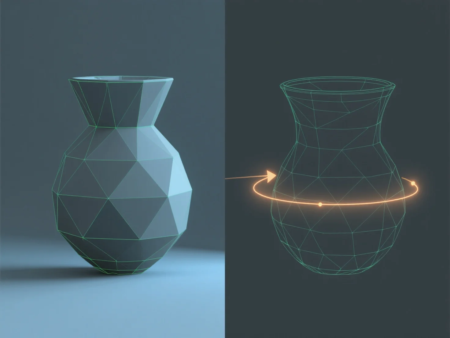 What does "smoothing" mean in 3D modeling?