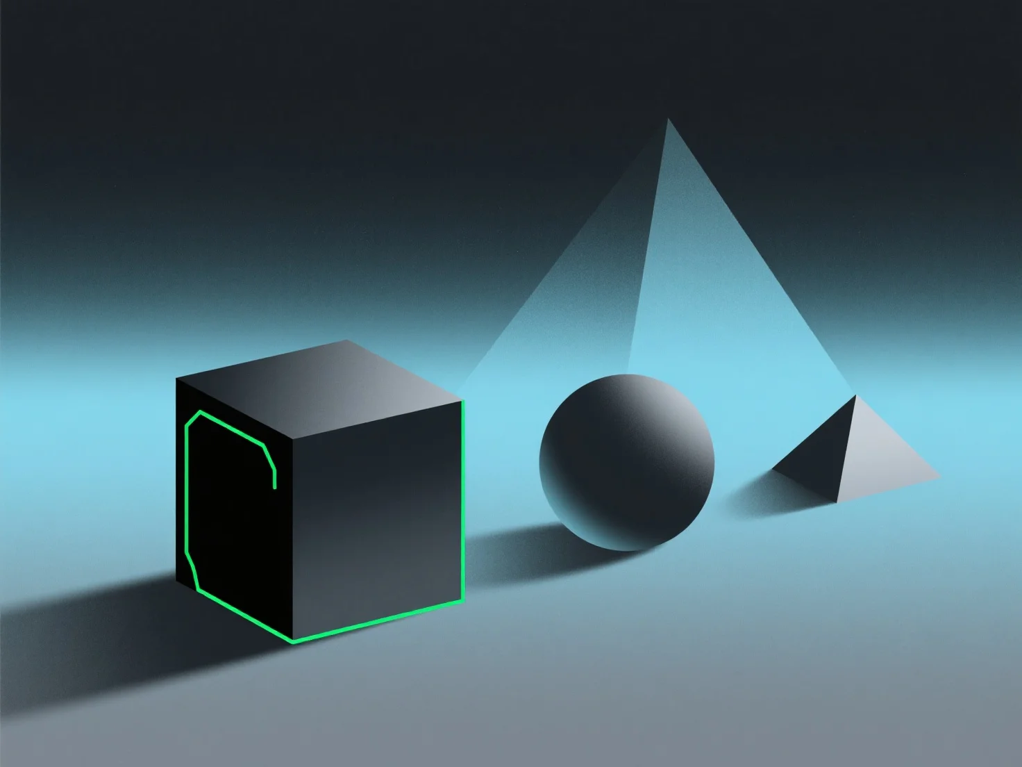 What is "z-depth" in 3D rendering?