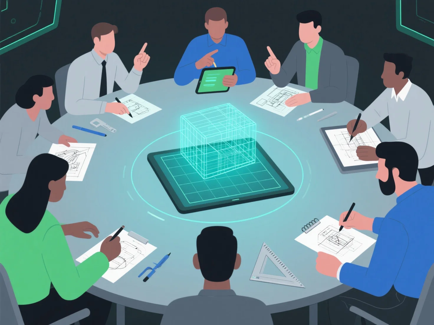 How do 3D modelers collaborate with other members of a design team?