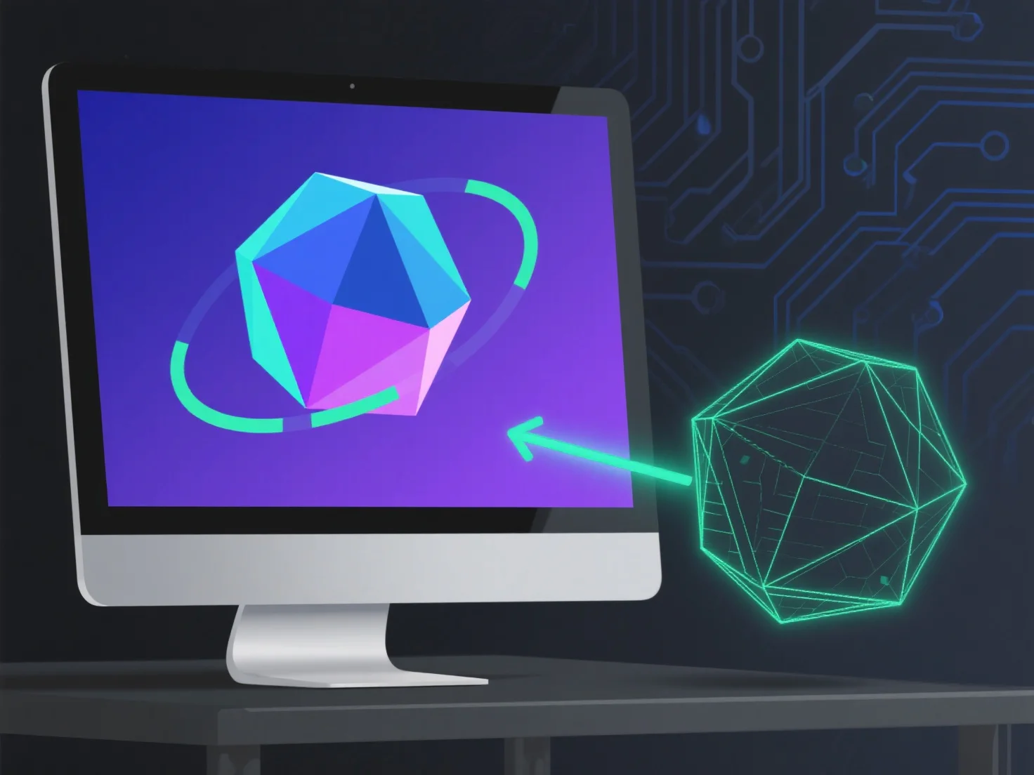 What is the .gltf format and why is it popular in real-time 3D applications?