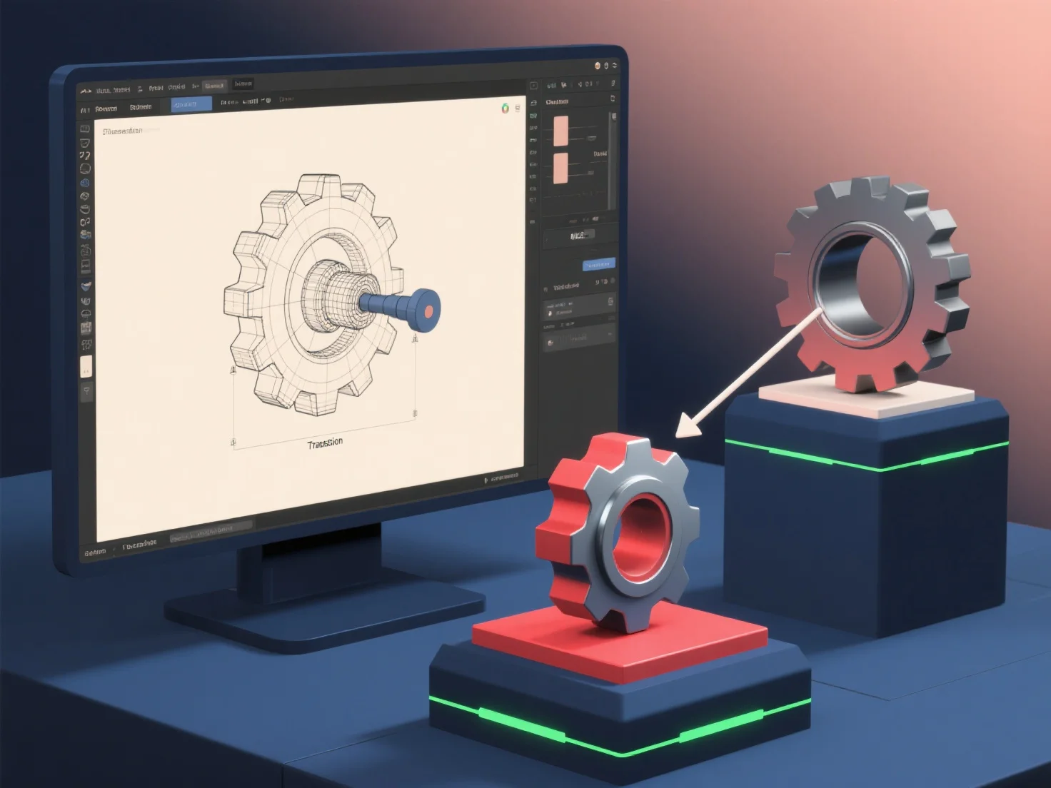 What is the importance of scaling when exporting 3D models?