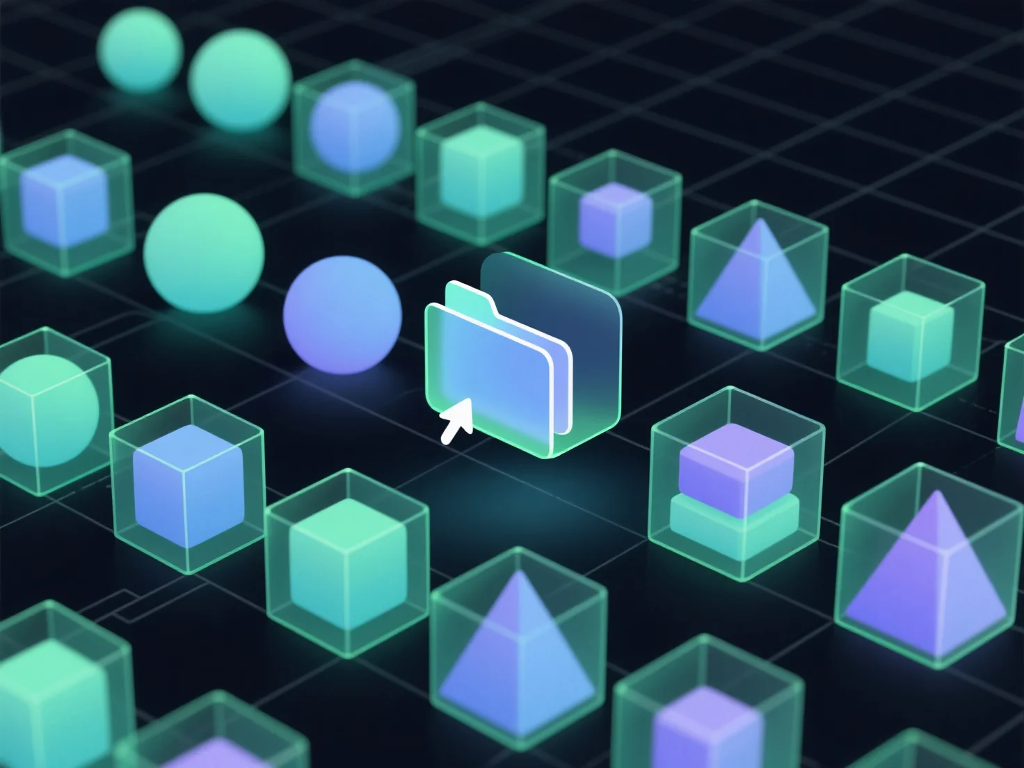 What are the best practices for organizing 3D assets in file formats?