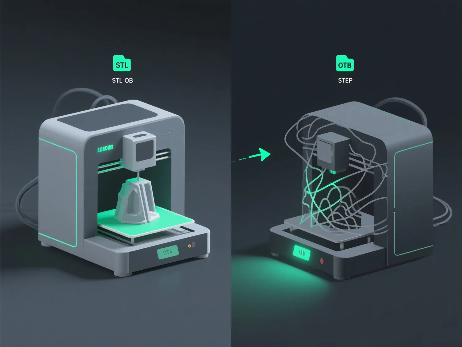 What is the importance of choosing the right file format for 3D printing?