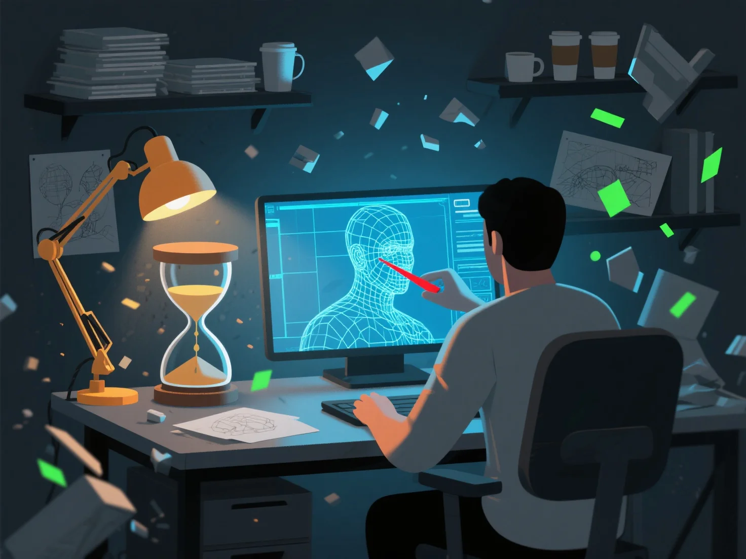 What are the challenges faced by 3D modelers in the entertainment industry?