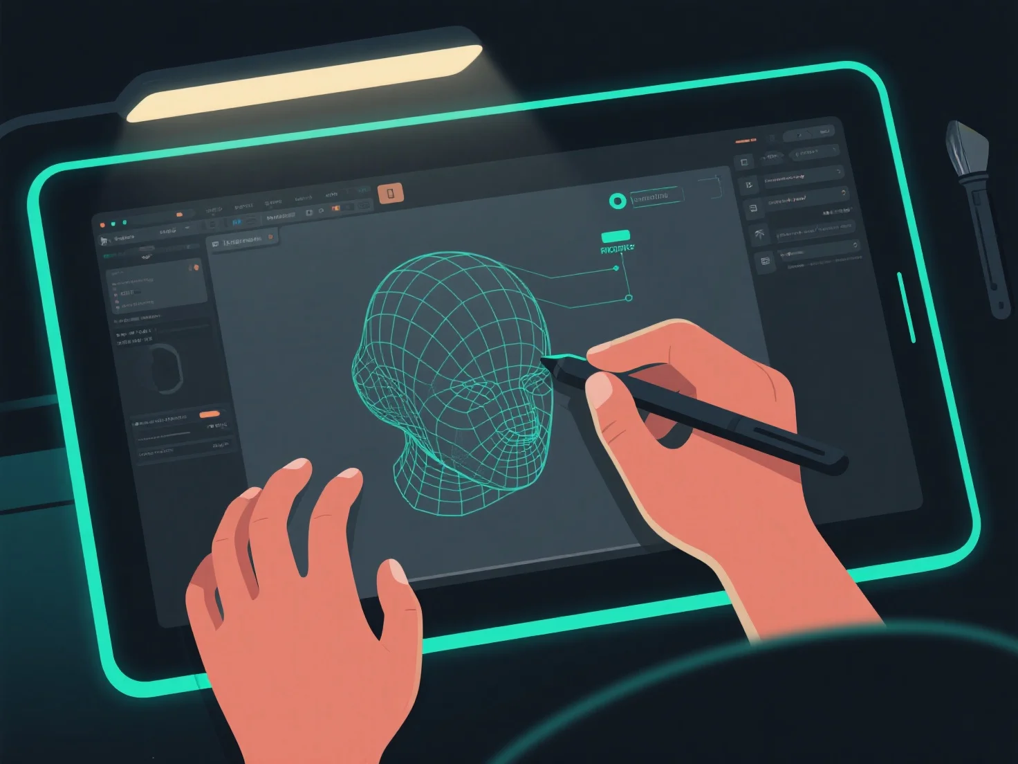 What is involved in the sculpting phase of 3D modeling?