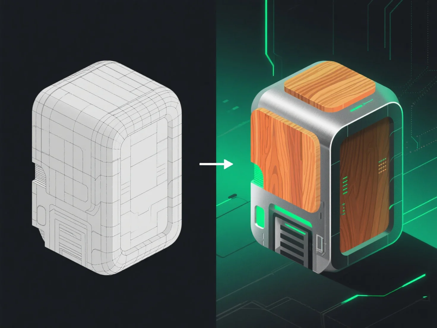 How do 3D models move from modeling to texturing?