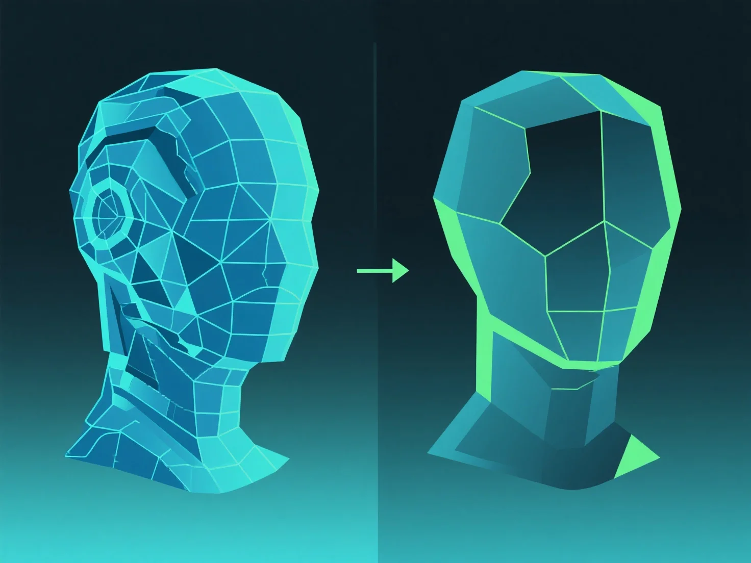 What are the best practices for optimizing a 3D model for real-time rendering?