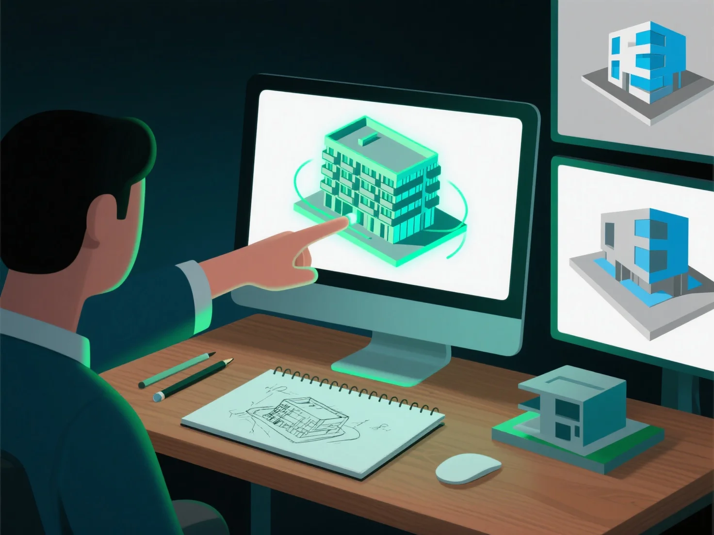 How does 3D modeling help architects visualize their designs?