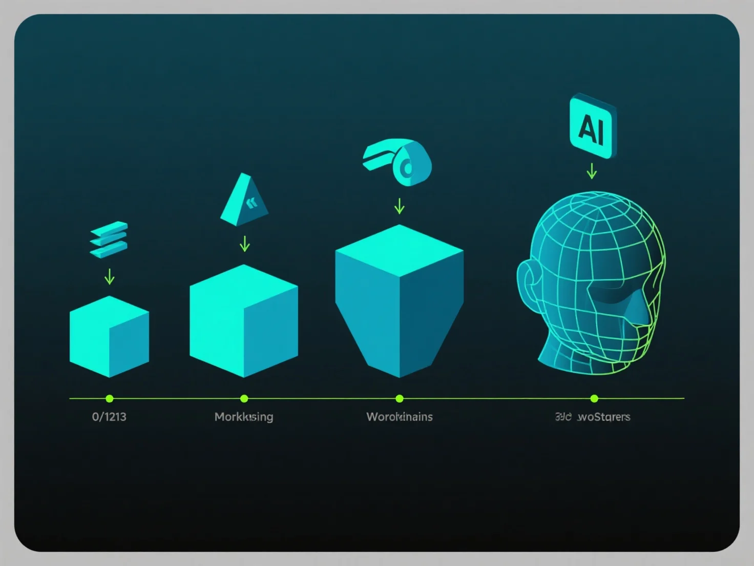 How do different software applications affect the stages of 3D modeling?