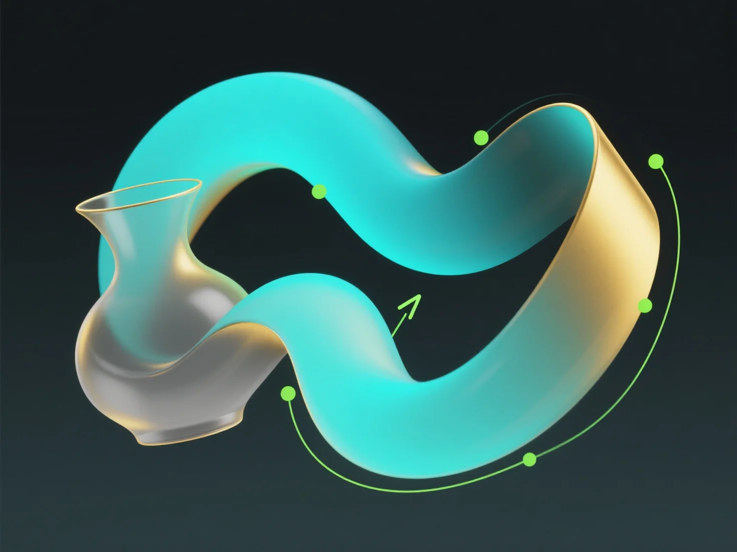 How are curves used to create complex 3D shapes?