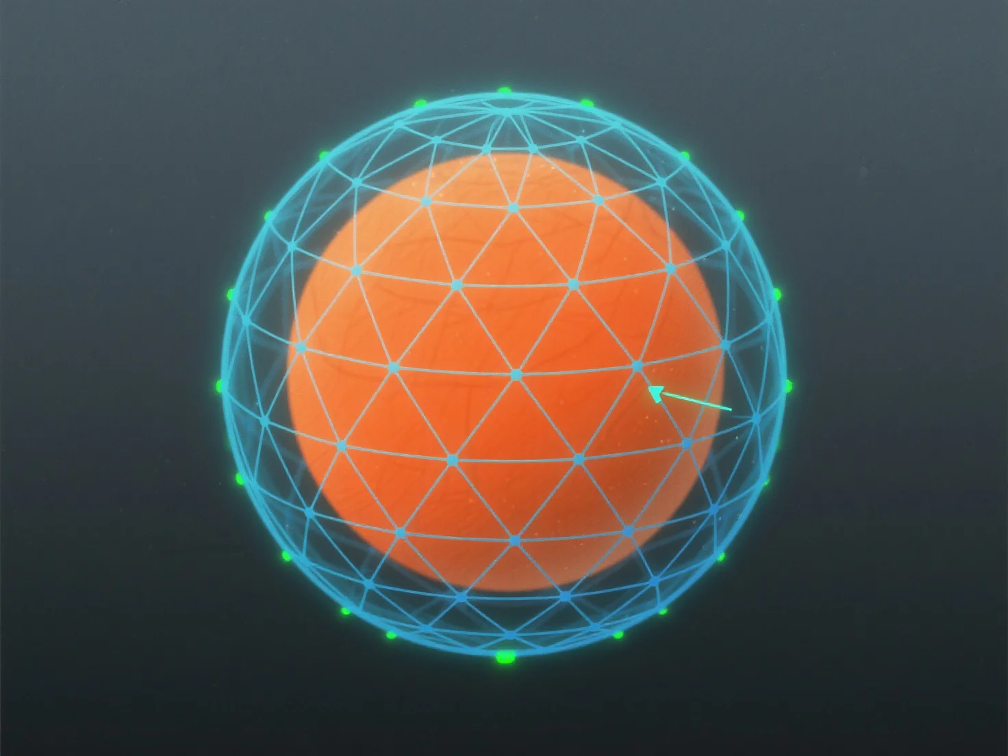 What is the function of a mesh in 3D model composition?