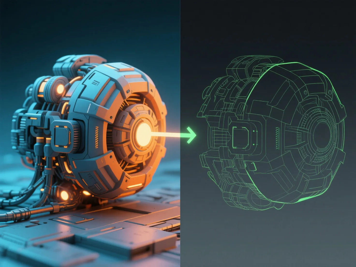 How does the composition of a 3D model affect its performance in real-time applications?
