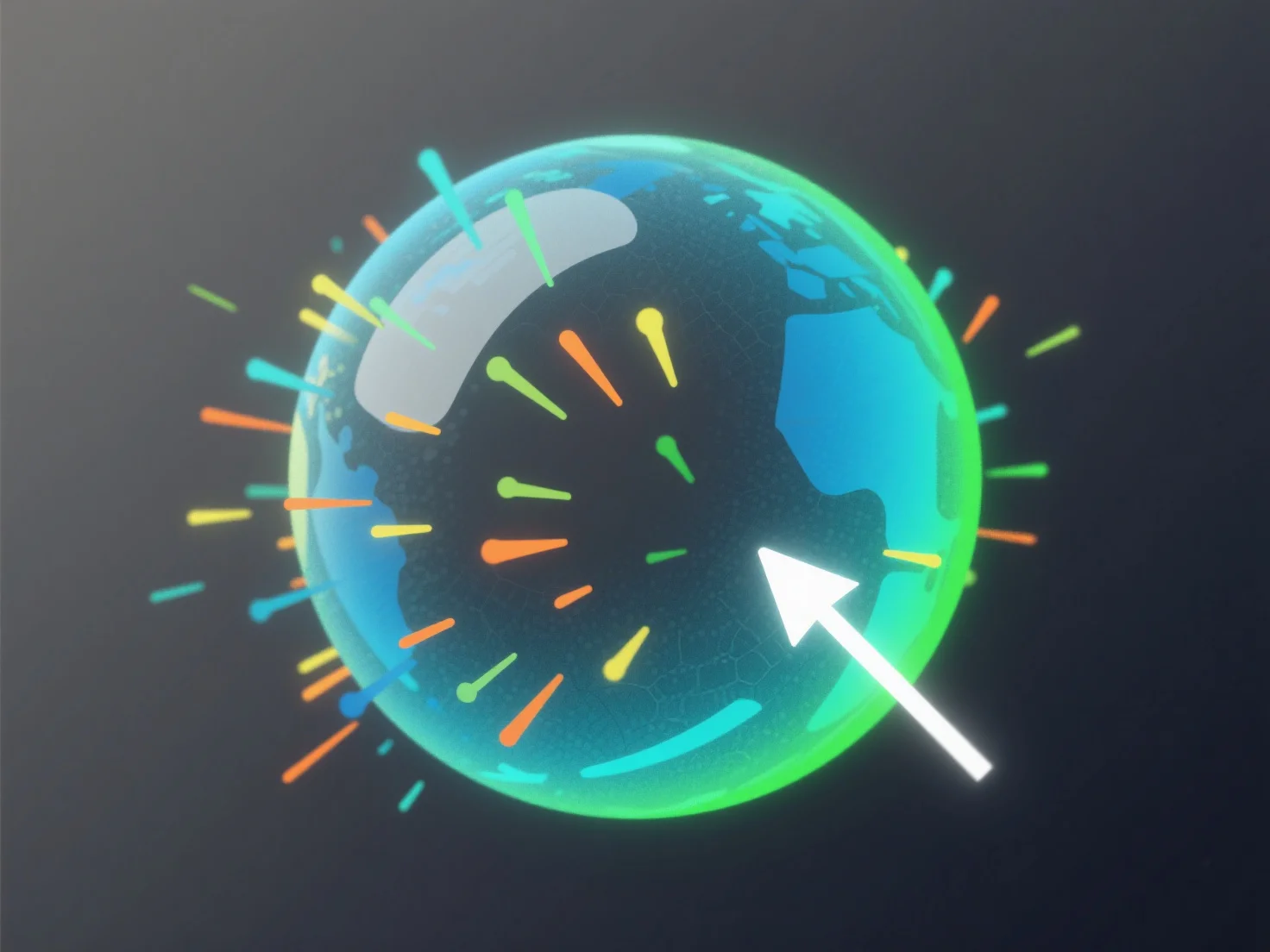 How do particle effects integrate with other key components in a 3D model?