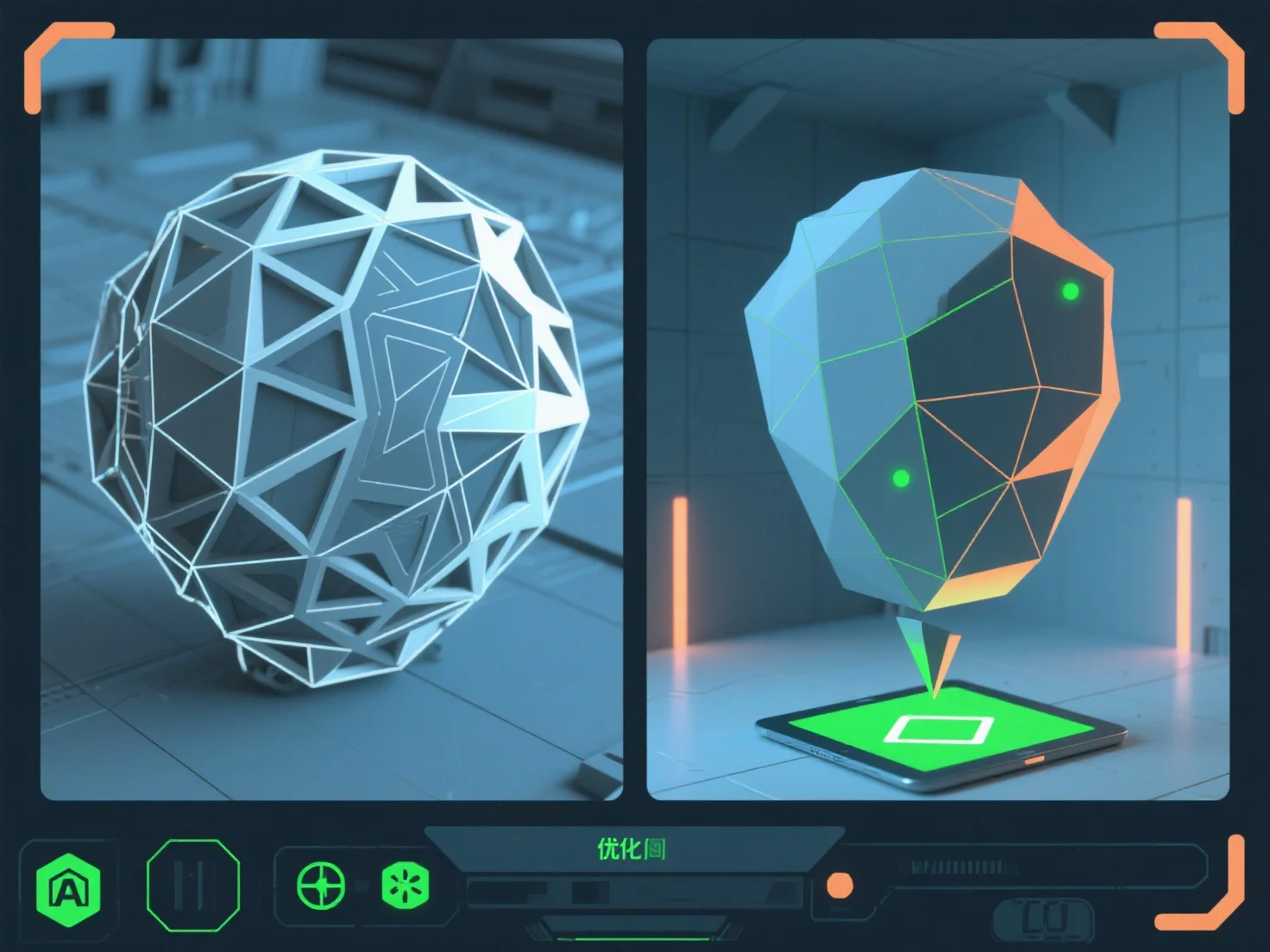 How do 3D modelers optimize their models for game engines?